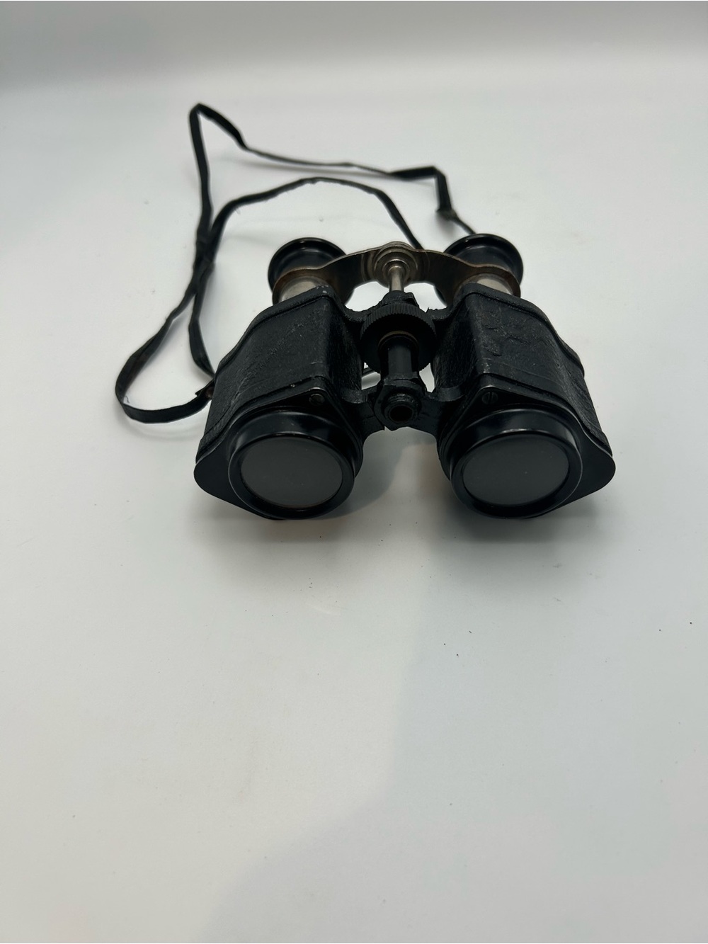 Classic Black Compact Binoculars with Neck Strap